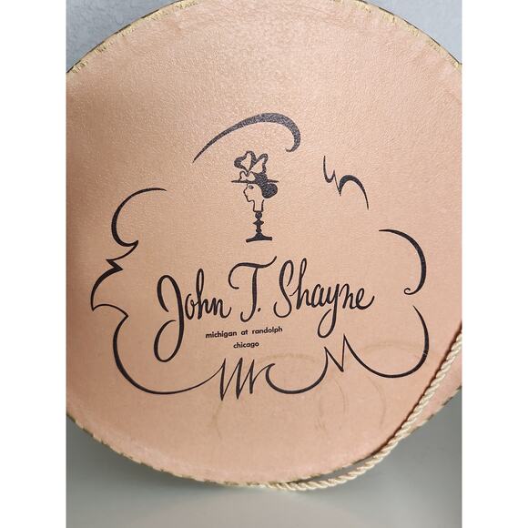 John T Shayne Chicago Mr R Vintage 50s 100% Real Mink Fur Hat w/ Box Brown XS main image 9